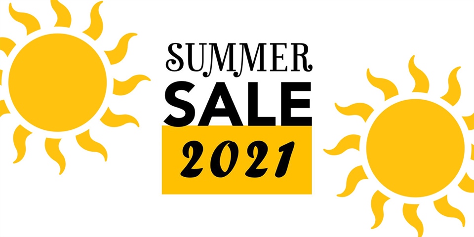 Summer Sale! - Ends Midnight Sunday 28th February