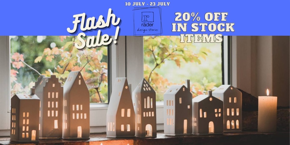 Räder Flash Sale 20% off 10 - 23 July