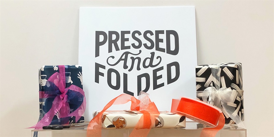 Pressed and Folded - Cards and Wrap