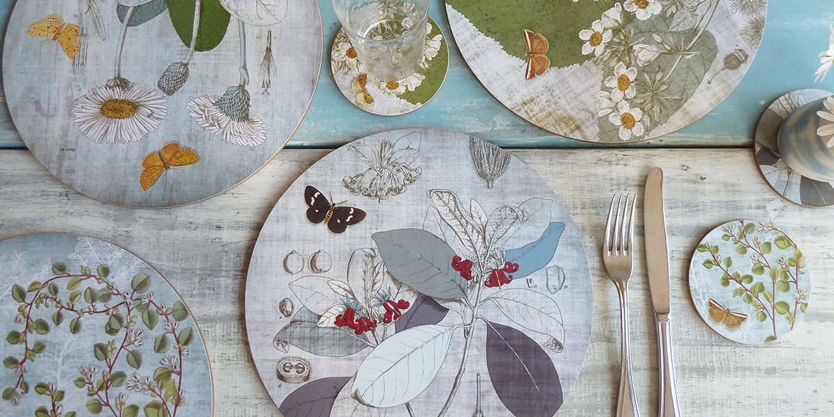 Wolfkamp & Stone Placemat & Coaster Collections Live Wires New Zealand Ltd Cards, Gifts