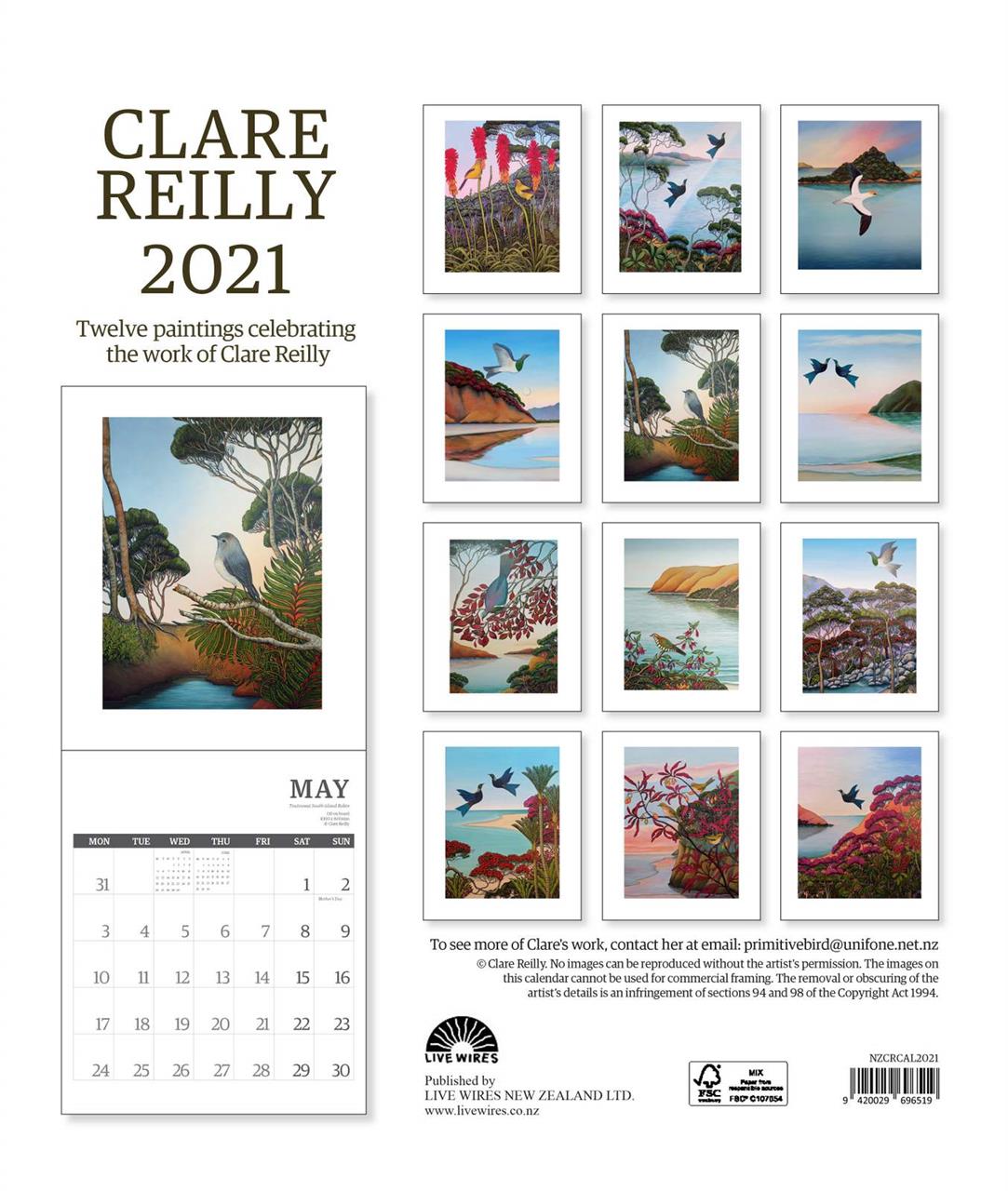 Clare Reilly Live Wires New Zealand Ltd Cards, Gifts & Stationery